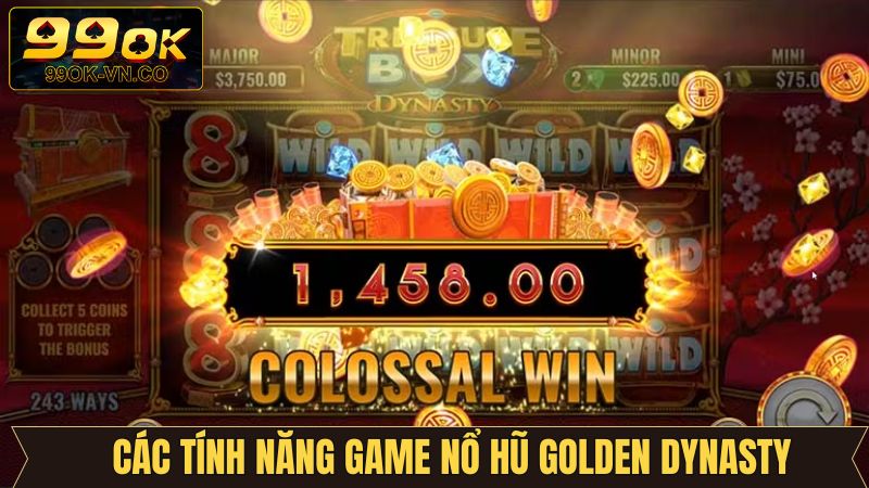 Tính năng đặc biệt trong slot Golden Dynasty